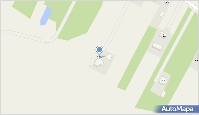 Dębicz, Podbór, 22b, mapa Dębicz