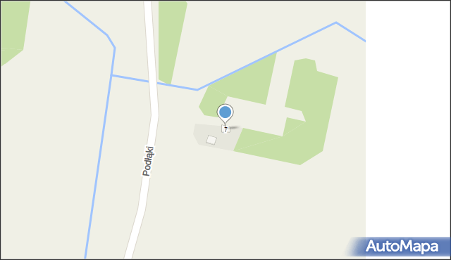 Dębiny, Podłąki, 7, mapa Dębiny