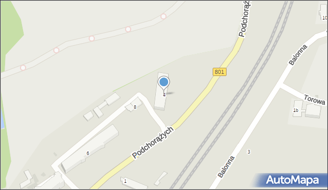 Dęblin, Podchorążych, 4, mapa Dęblin