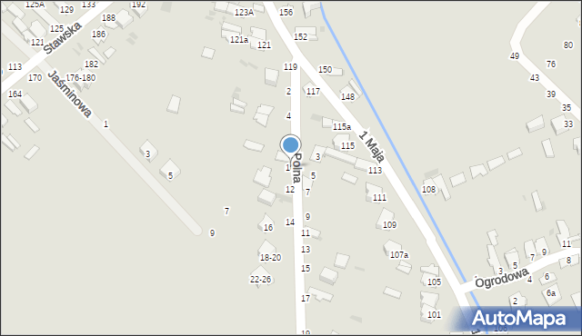 Dęblin, Polna, 10, mapa Dęblin