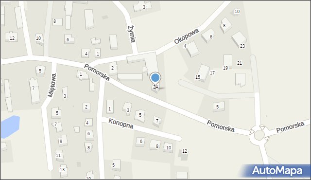 Dębogórze, Pomorska, 2, mapa Dębogórze