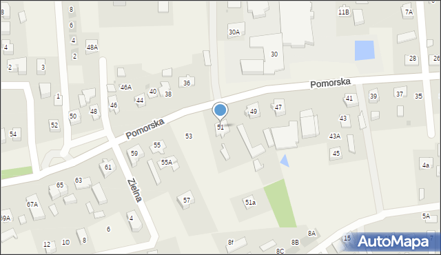 Dębogórze, Pomorska, 51, mapa Dębogórze