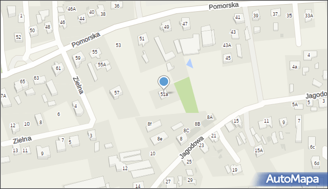 Dębogórze, Pomorska, 51a, mapa Dębogórze