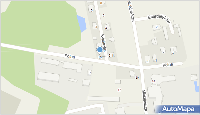 Długosiodło, Polna, 10, mapa Długosiodło