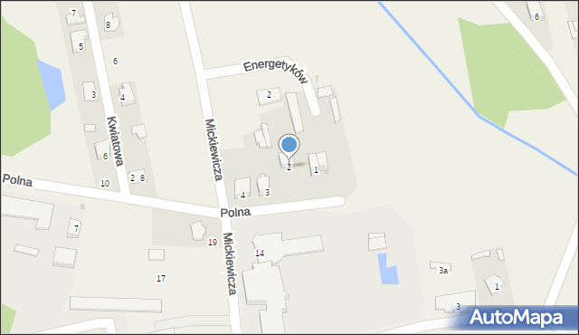 Długosiodło, Polna, 2, mapa Długosiodło