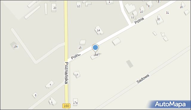 Dobiegniew, Polna, 19A, mapa Dobiegniew