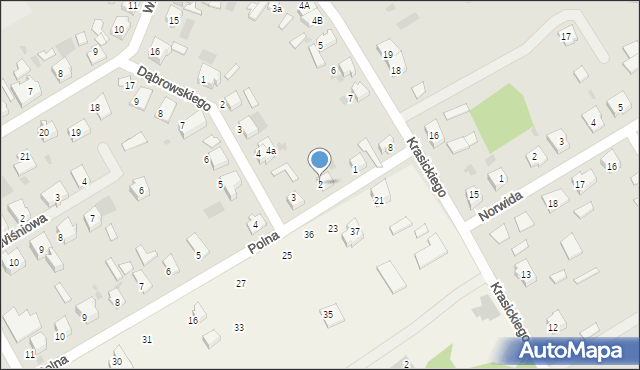 Dobiegniew, Polna, 2, mapa Dobiegniew