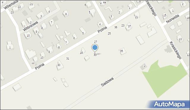 Dobiegniew, Polna, 33, mapa Dobiegniew