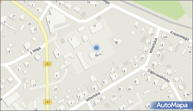 Dobiegniew, Poznańska, 8a, mapa Dobiegniew