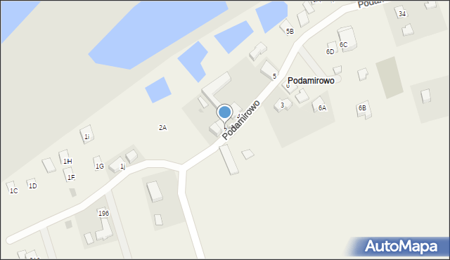 Dobiesławiec, Podamirowo, 2, mapa Dobiesławiec