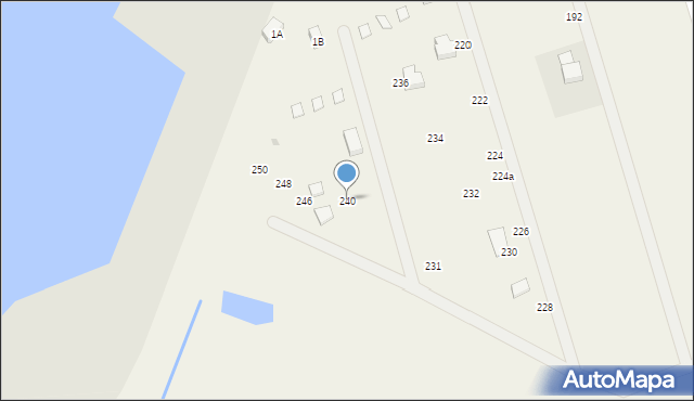 Dobiesławiec, Podamirowo, 240, mapa Dobiesławiec