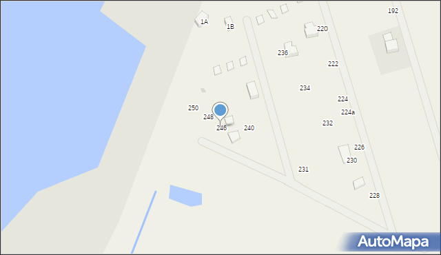 Dobiesławiec, Podamirowo, 246, mapa Dobiesławiec