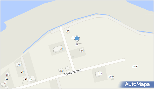 Dobiesławiec, Podamirowo, 29, mapa Dobiesławiec