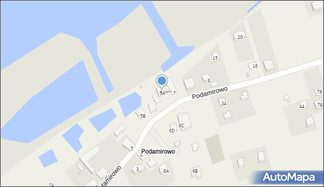 Dobiesławiec, Podamirowo, 5A, mapa Dobiesławiec