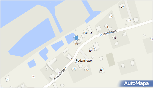 Dobiesławiec, Podamirowo, 5B, mapa Dobiesławiec