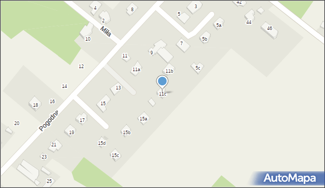 Dobieszków, Pogodna, 11c, mapa Dobieszków