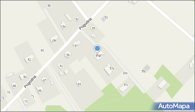 Dobieszków, Pogodna, 57a, mapa Dobieszków