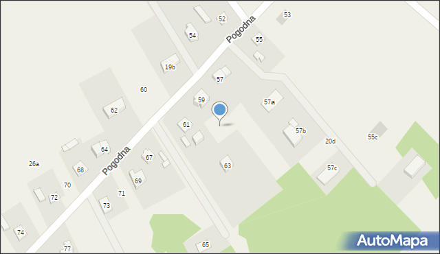 Dobieszków, Pogodna, 59a, mapa Dobieszków