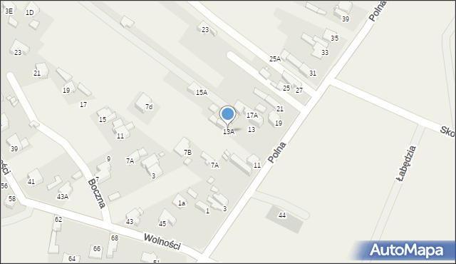 Dobieszowice, Polna, 13A, mapa Dobieszowice