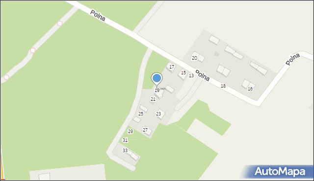 Dobieszyn, Polna, 19, mapa Dobieszyn