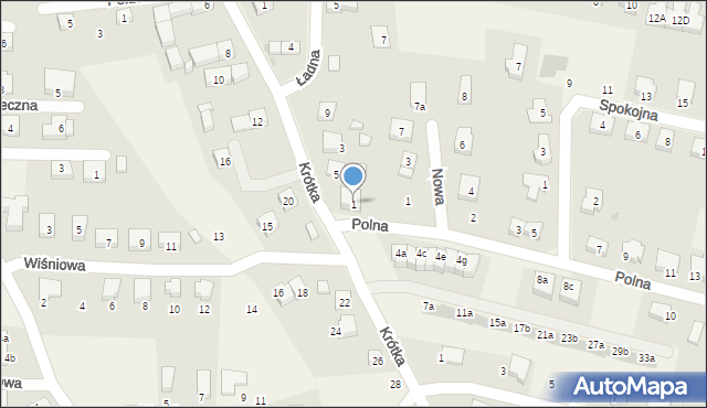 Dobrzykowice, Polna, 1, mapa Dobrzykowice