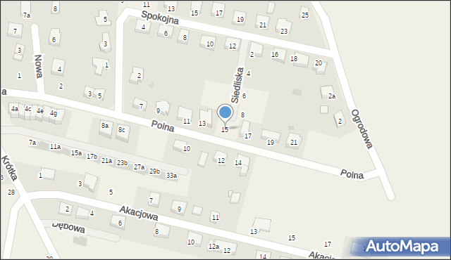 Dobrzykowice, Polna, 15, mapa Dobrzykowice