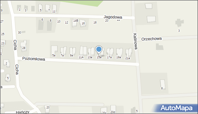 Dobrzykowice, Poziomkowa, 15a, mapa Dobrzykowice