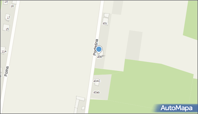 Dobrzyniewo Duże, Podleśna, 40b, mapa Dobrzyniewo Duże