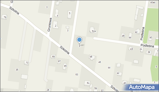 Dobrzyniewo Duże, Polna, 2, mapa Dobrzyniewo Duże