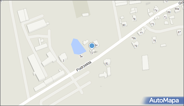 Dolsk, Podrzekta, 1, mapa Dolsk