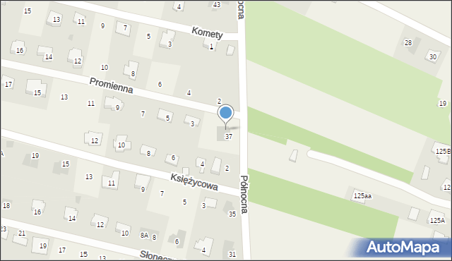 Dominów, Północna, 39, mapa Dominów