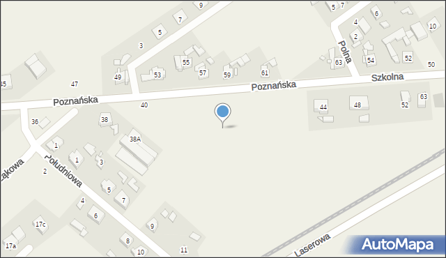 Dopiewo, Poznańska, 40, mapa Dopiewo