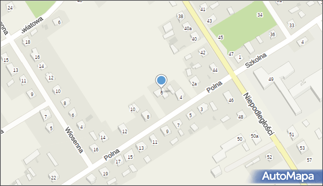 Dorohusk-Osada, Polna, 6, mapa Dorohusk-Osada