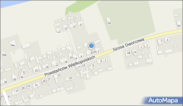 Drawsko, Powstańców Wielkopolskich, 4, mapa Drawsko