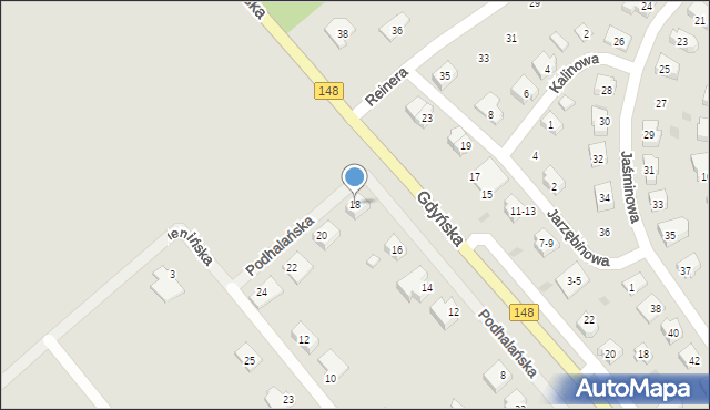 Drawsko Pomorskie, Podhalańska, 18, mapa Drawsko Pomorskie