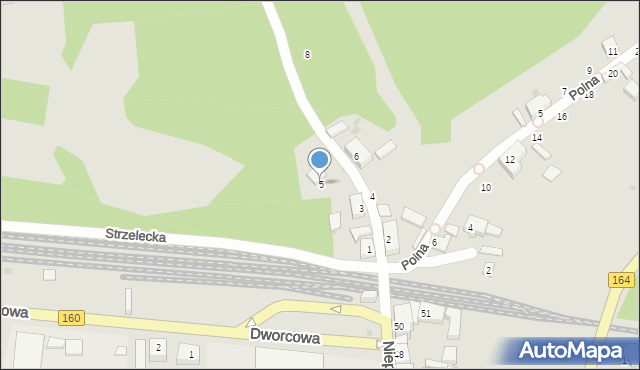 Drezdenko, Podgórna, 5, mapa Drezdenko