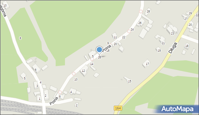 Drezdenko, Polna, 16, mapa Drezdenko