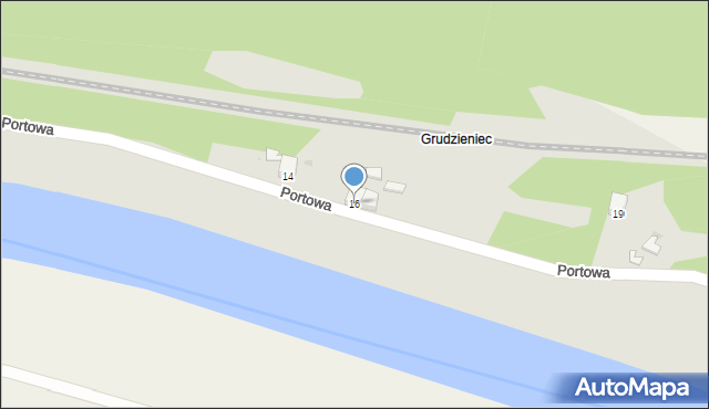 Drezdenko, Portowa, 16, mapa Drezdenko