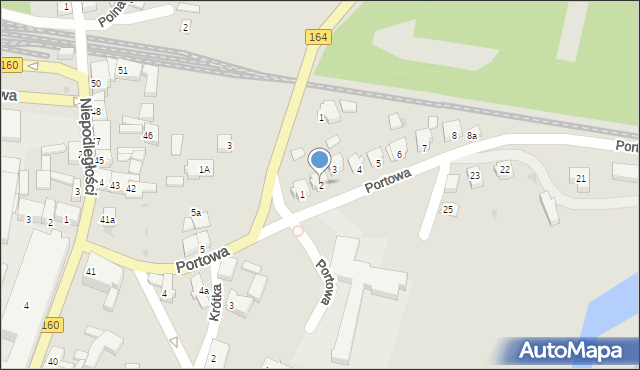 Drezdenko, Portowa, 2, mapa Drezdenko