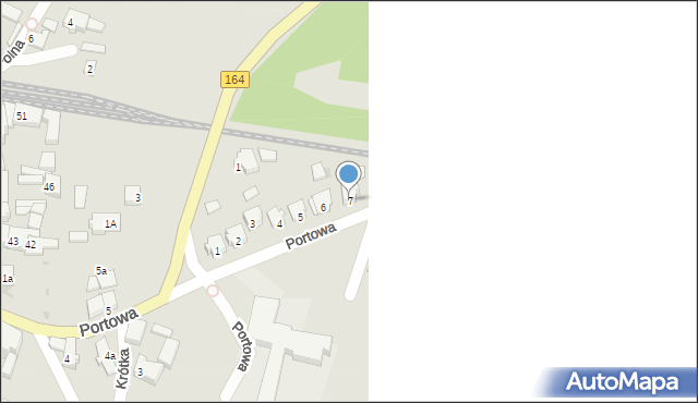 Drezdenko, Portowa, 7, mapa Drezdenko