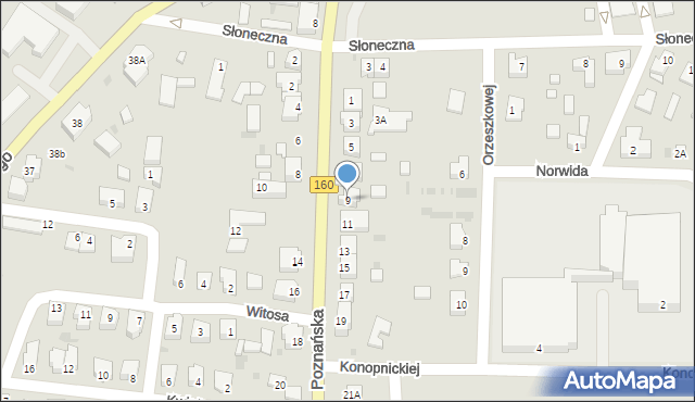 Drezdenko, Poznańska, 9, mapa Drezdenko