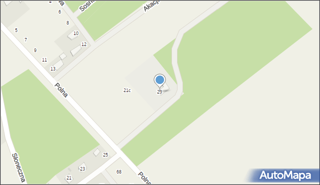 Dubicze Cerkiewne, Polna, 23, mapa Dubicze Cerkiewne