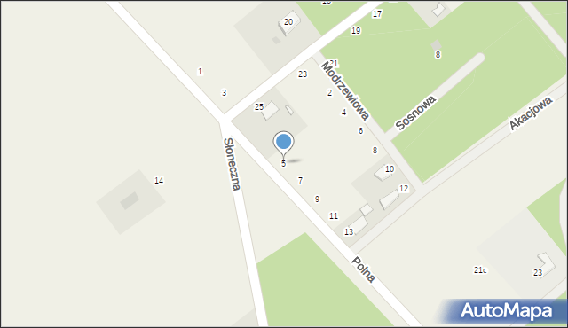 Dubicze Cerkiewne, Polna, 5, mapa Dubicze Cerkiewne