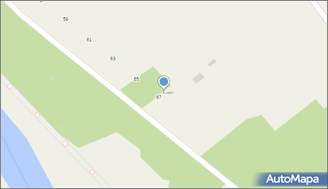 Dubicze Cerkiewne, Polna, 67a, mapa Dubicze Cerkiewne