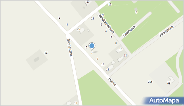 Dubicze Cerkiewne, Polna, 7, mapa Dubicze Cerkiewne