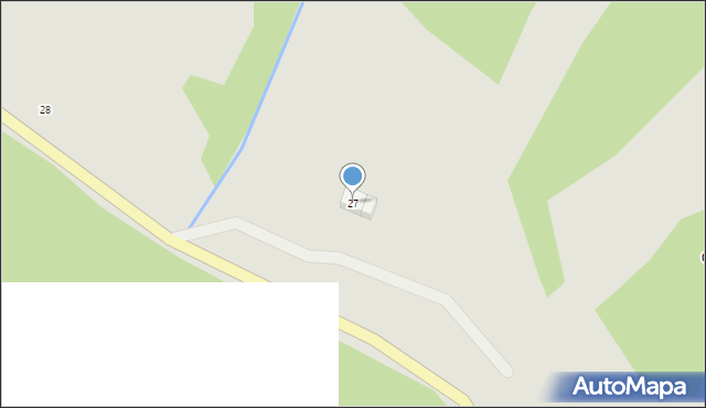 Duszniki-Zdrój, Podgórze, 27, mapa Duszniki-Zdrój