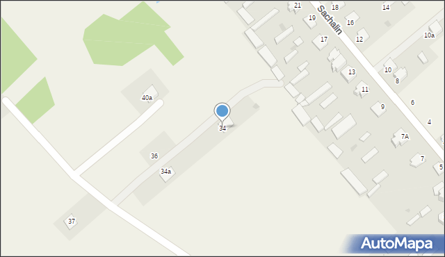 Dylewo, Polna, 34, mapa Dylewo