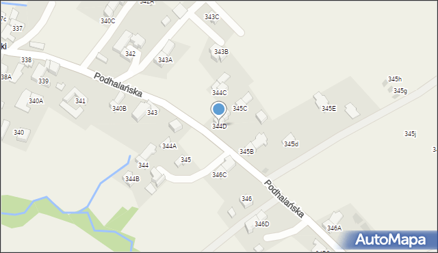 Dzianisz, Podhalańska, 106, mapa Dzianisz