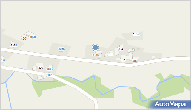 Dzianisz, Podhalańska, 194, mapa Dzianisz