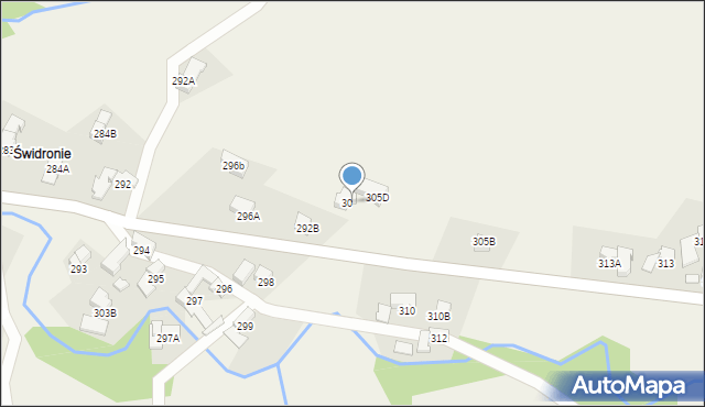 Dzianisz, Podhalańska, 206, mapa Dzianisz